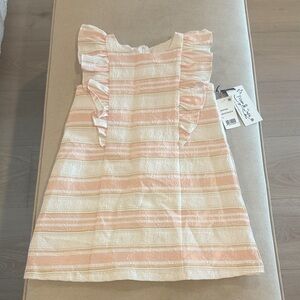 Pippa & Julie Dress in Pink and Cream, New With Tags